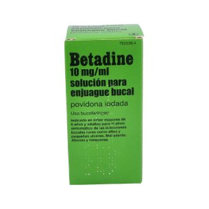 BETADINE BUCAL 10 mg/ml SOLUCION BUCAL PARA ENJU
