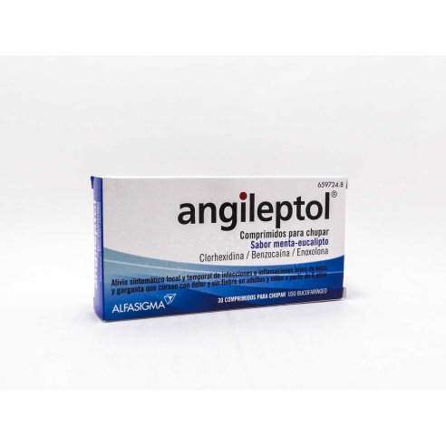 ANGILEPTOL 30 COMPRIMIDOS PARA CHUPAR (SABOR MEN