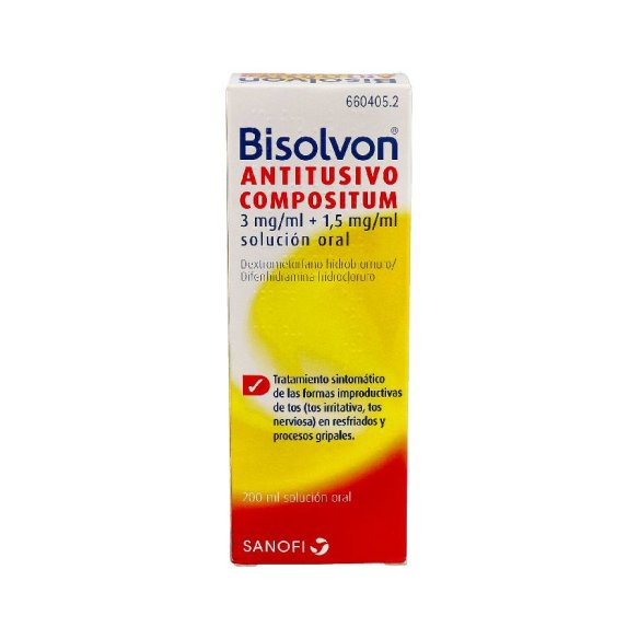 BISOLVON ANTITUSIVO COMPOSITUM 3 MG/ML  1,5 MG/