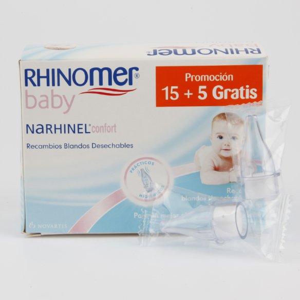 RHINOMER CONFORT ASPIRADOR RECAMBIO 20 BLANDO DE