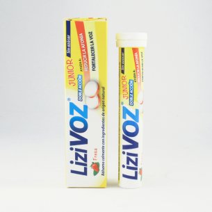 LIZIVOZ JUNIOR 18 PASTILLAS CHUPAR FRESA 2