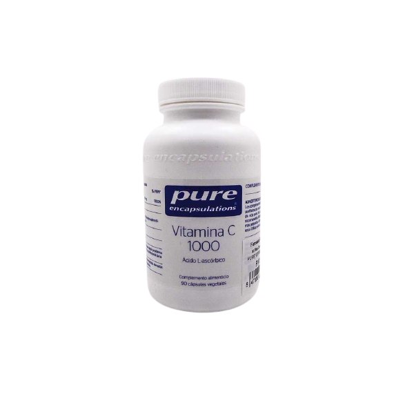 PURE VITAMIN C 1000 MG. 90 CAPSULAS