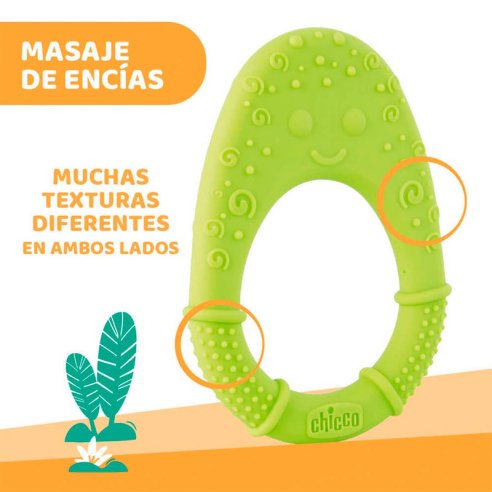 CHICCO MORDEDOR SUPERSOFT 1 UNIDAD AGUACATE