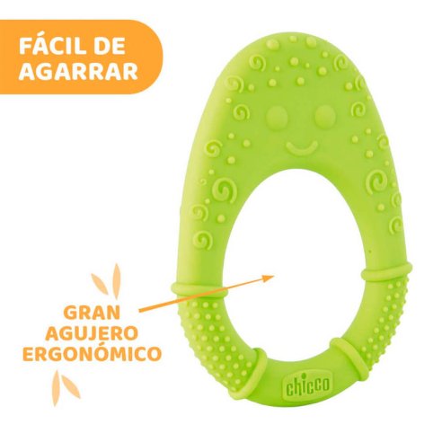 CHICCO MORDEDOR SUPERSOFT 1 UNIDAD AGUACATE