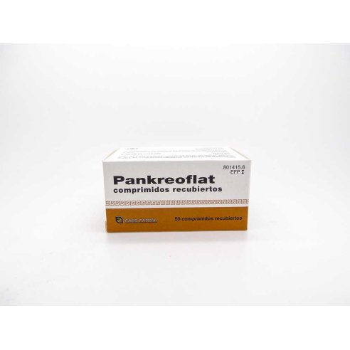 PANKREOFLAT 172 mg/80 mg 50 COMPRIMIDOS RECUBIER