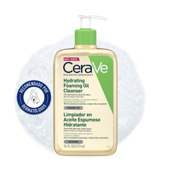 CERAVE LIMPIADOR ACEITE ESPUMOSO HIDRATANTE 1 EN