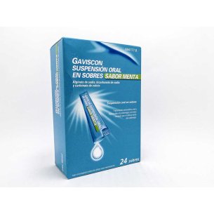GAVISCON 24 SOBRES SUSPENSION ORAL 10 ML (SABOR 2