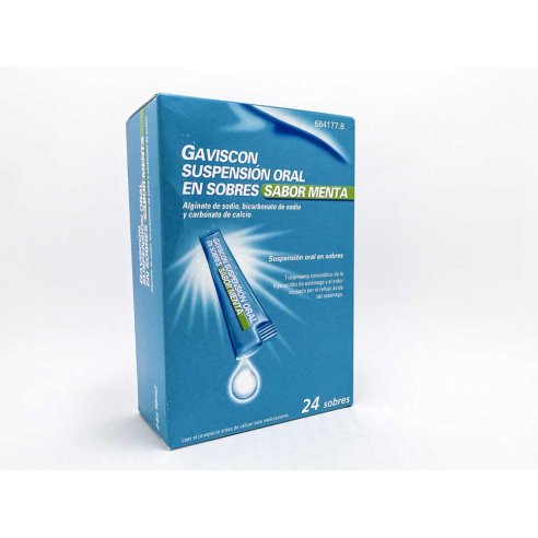 GAVISCON 24 SOBRES SUSPENSION ORAL 10 ML (SABOR