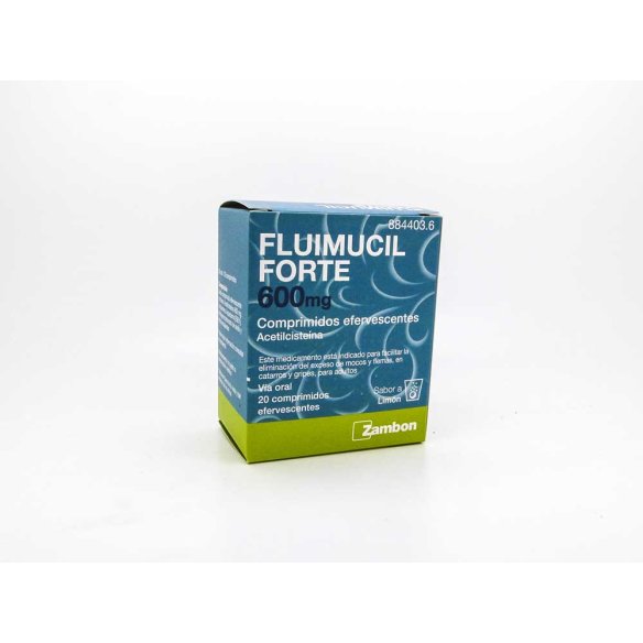 FLUIMUCIL FORTE 600 MG 20 COMPRIMIDOS EFERVESCEN