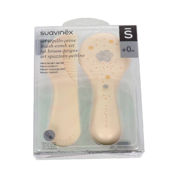 SUAVINEX CEPILLO Y PEINE INFANTIL SOFT BLANCO DE