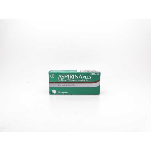 ASPIRINA PLUS 500 MG/50 MG 20 COMPRIMIDOS