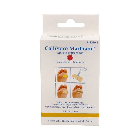 CALLIVORO MARTHAND 1 APOSITO IMPREGNADO 7 X 4 CM