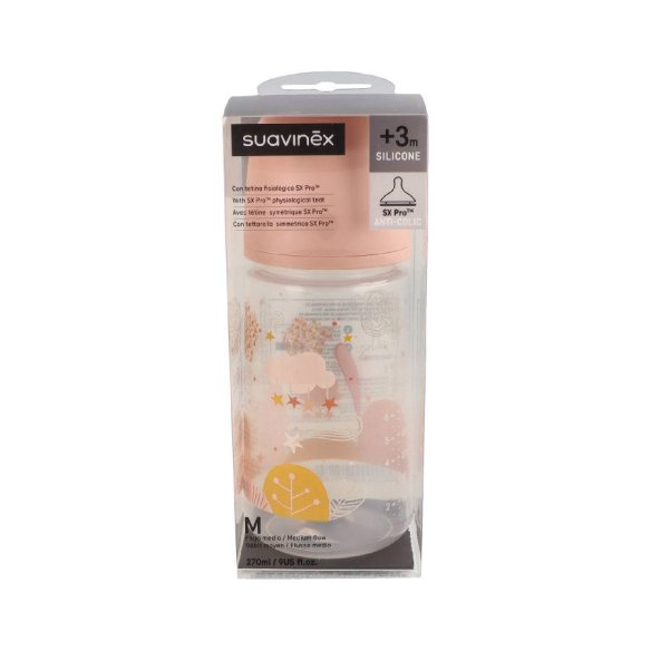 SUAVINEX BIBERON TETINA ANATOMICA SILICONA 270ml