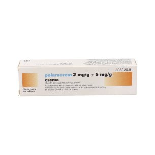 POLARACREM 2 MG/G  5 MG/G CREMA 1 TUBO 20 G