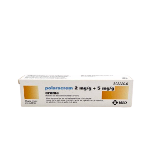 POLARACREM 2 MG/G  5 MG/G CREMA 1 TUBO 20 G 2