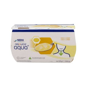 RESOURCE AQUA  GELIFICADA 4 U 125 G LMON