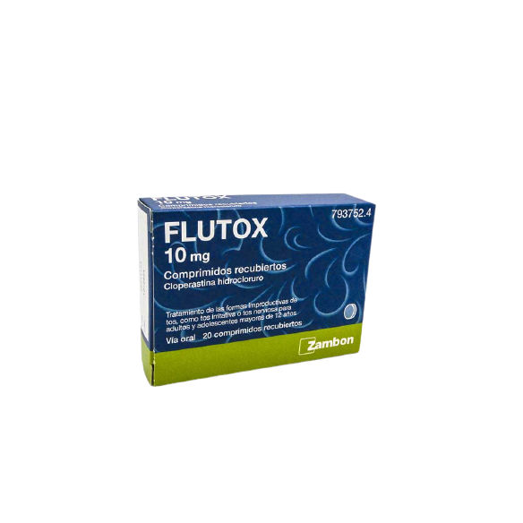 FLUTOX 10 MG 20 COMPRIMIDOS RECUBIERTOS