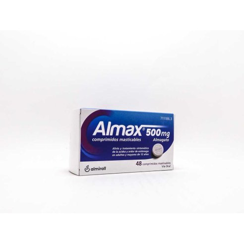 ALMAX 500 MG 48 COMPRIMIDOS MASTICABLES