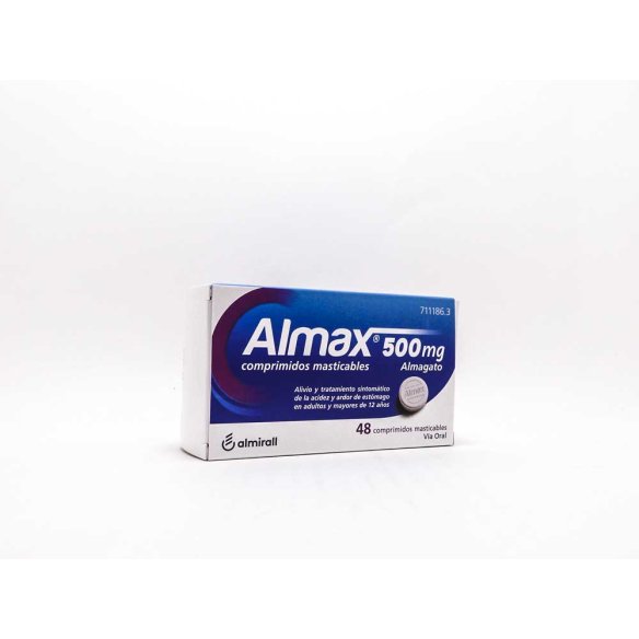 ALMAX 500 MG 48 COMPRIMIDOS MASTICABLES