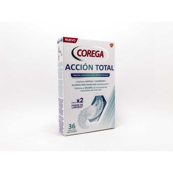 COREGA ACCION TOTAL LIMPIADOR LIMPIEZA PROTESIS