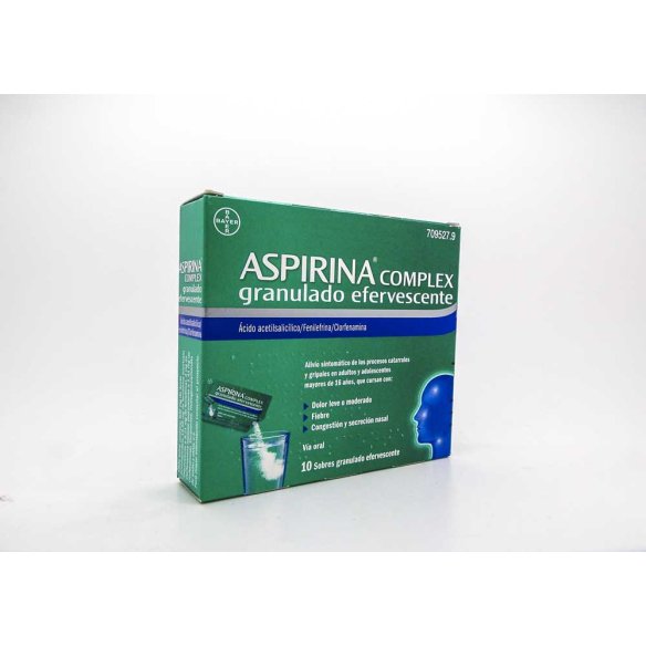 ASPIRINA COMPLEX 10 SOBRES GRANULADO EFERVESCENT