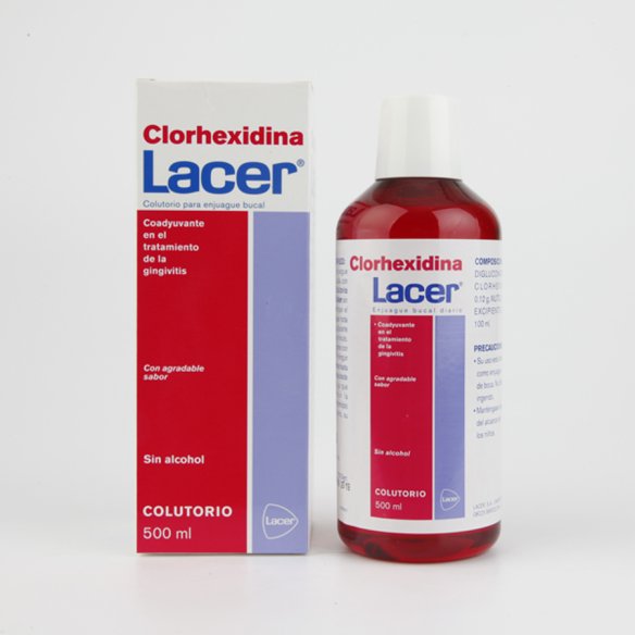 COLUTORIO CLORHEXIDINA LACER 500 ML