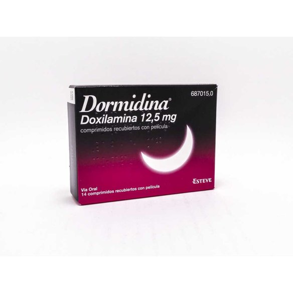 DORMIDINA 12,5 MG 14 COMPRIMIDOS RECUBIERTOS