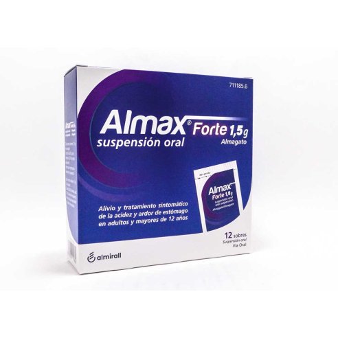 ALMAX FORTE 1,5 g 12 SOBRES SUSPENSION ORAL