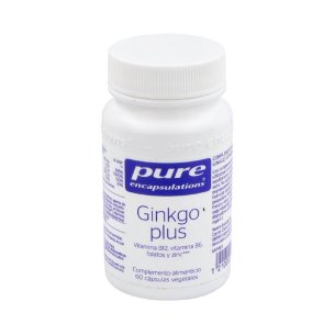PURE GINKGO PLUS  ENCAPSULATIONS 60 CAPSULAS