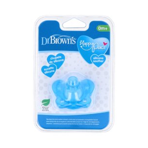CHUPETE SILICONA DR BROWN´S 1 PIEZA AZUL 0- 6 M